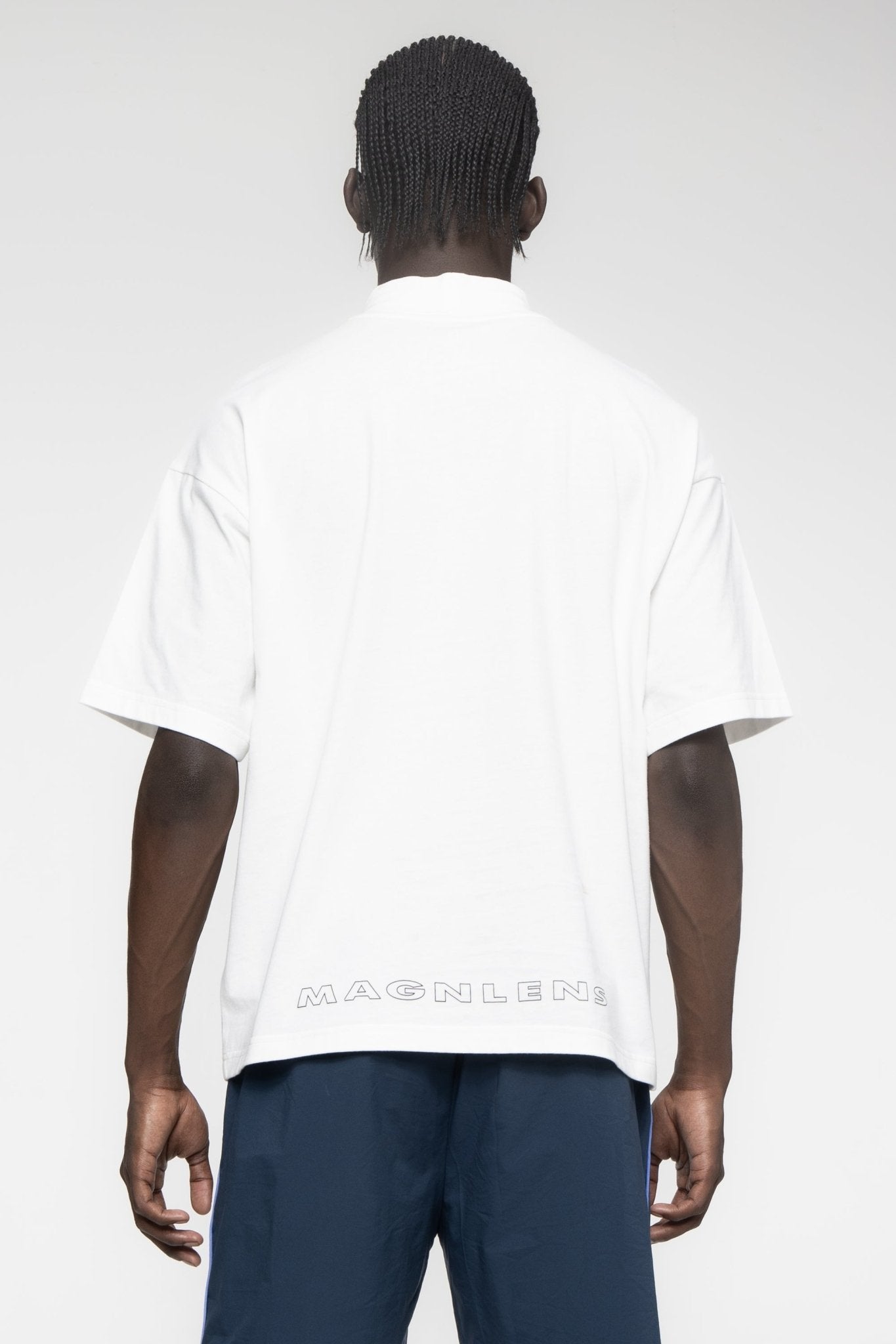 Church Mock Neck Boxy Tee - Magnlens