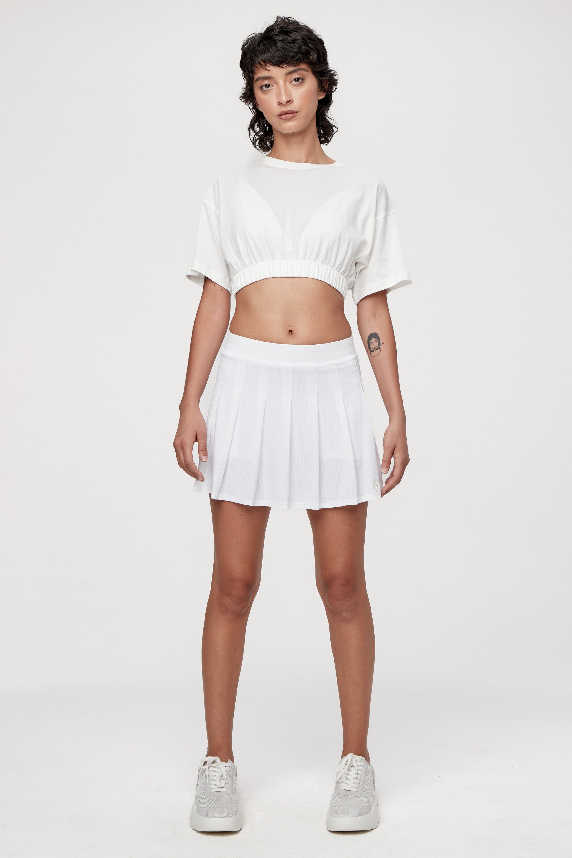 Match Point Open Back Crop T-Shirt