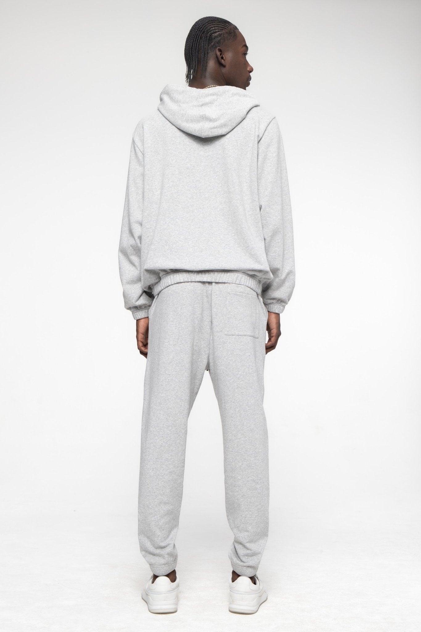 Essential Banded Zip-Up Hoodie - Magnlens
