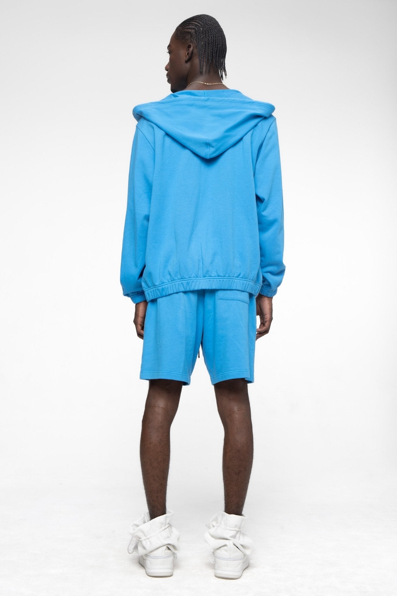 Essential Banded Zip-Up Hoodie - Magnlens