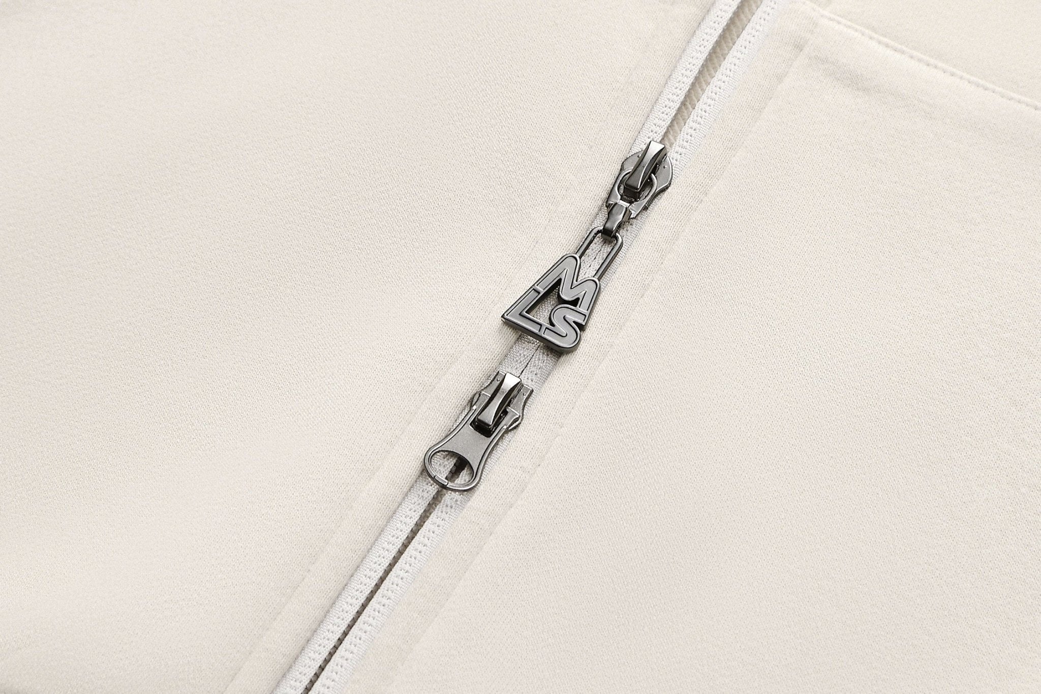 Essential Banded Zip-Up Hoodie - Magnlens