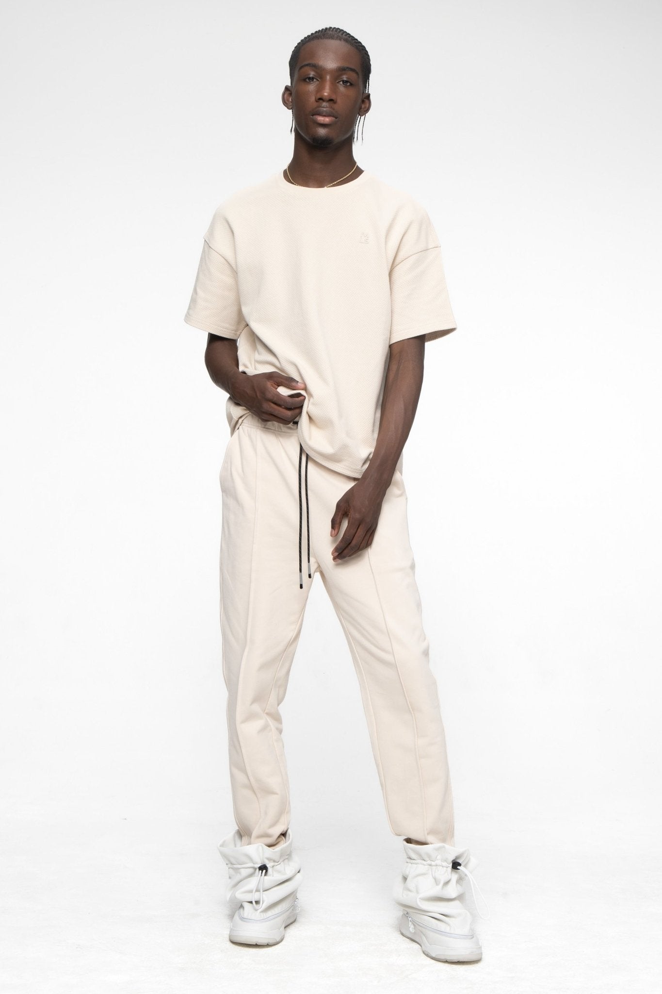 Jacquard Essential Boxy Tee - Magnlens