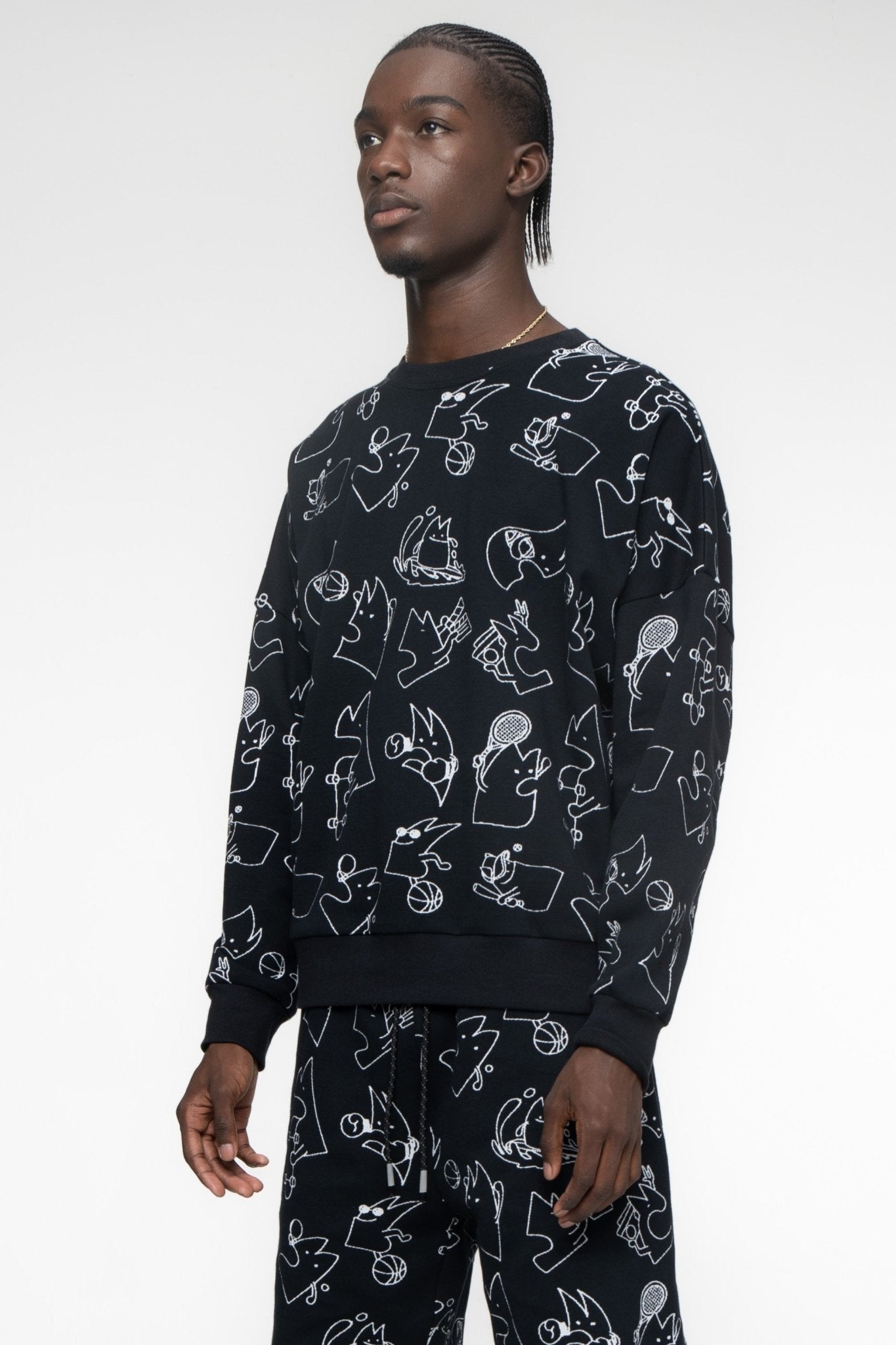 The Molos Jacquard Sweatshirt - Magnlens
