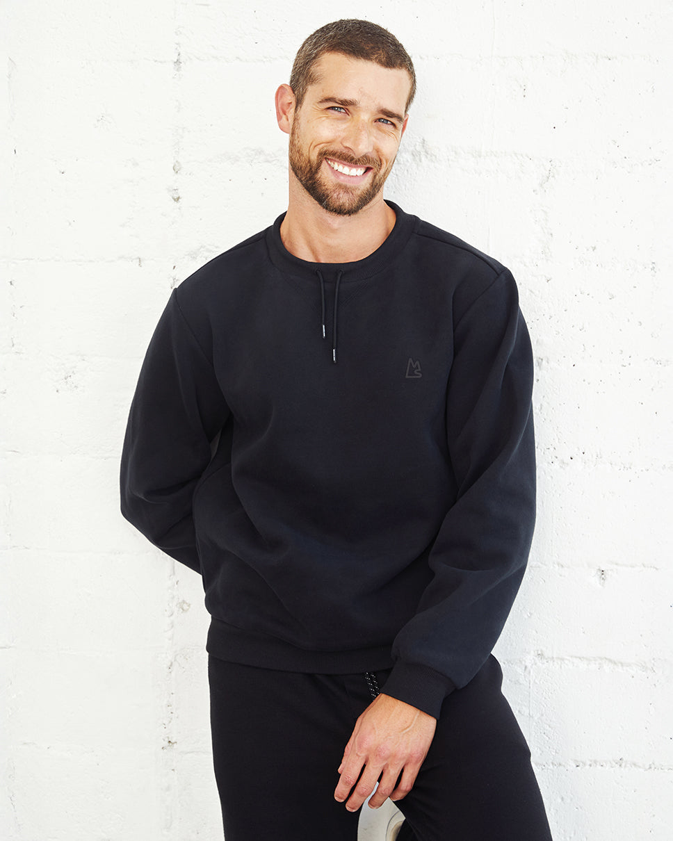 Watts Drawcord Crewneck