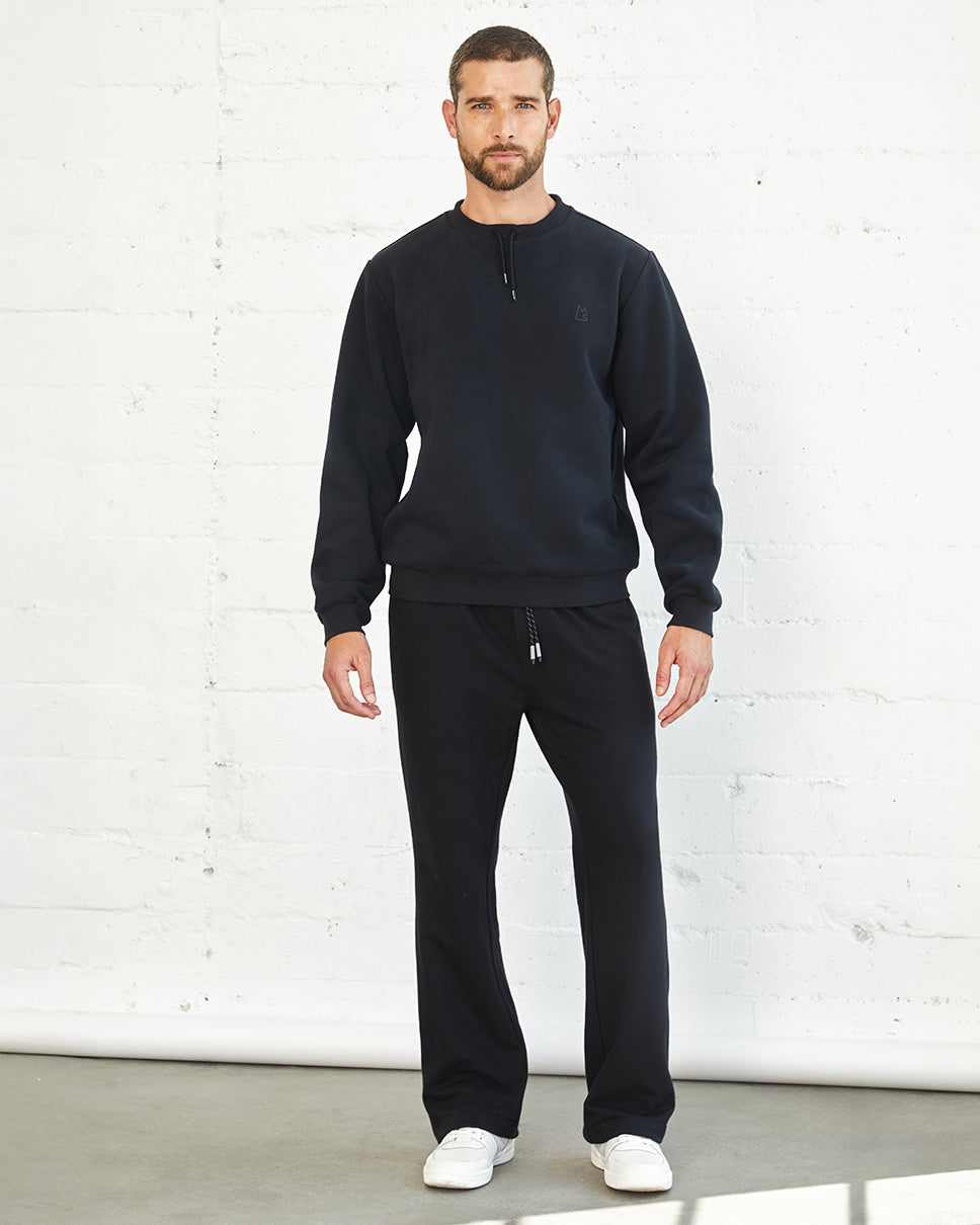 Watts Drawcord Crewneck