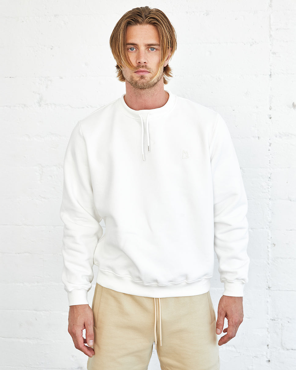 Watts Drawcord Crewneck