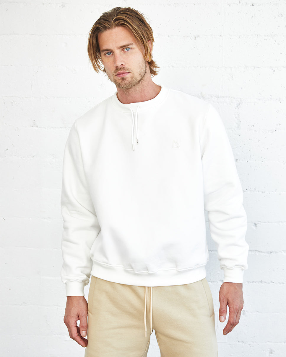 Watts Drawcord Crewneck