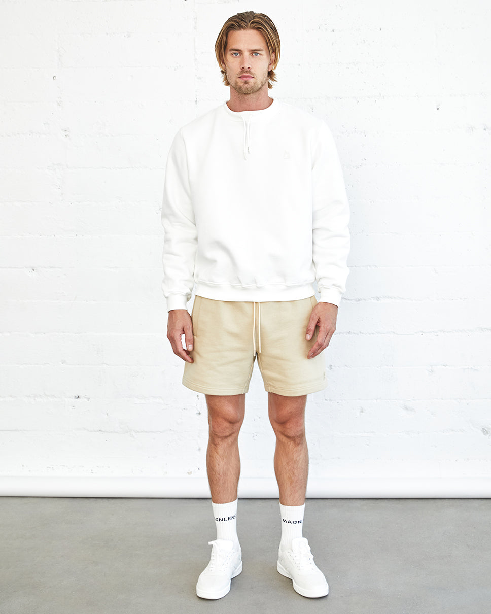 Watts Drawcord Crewneck