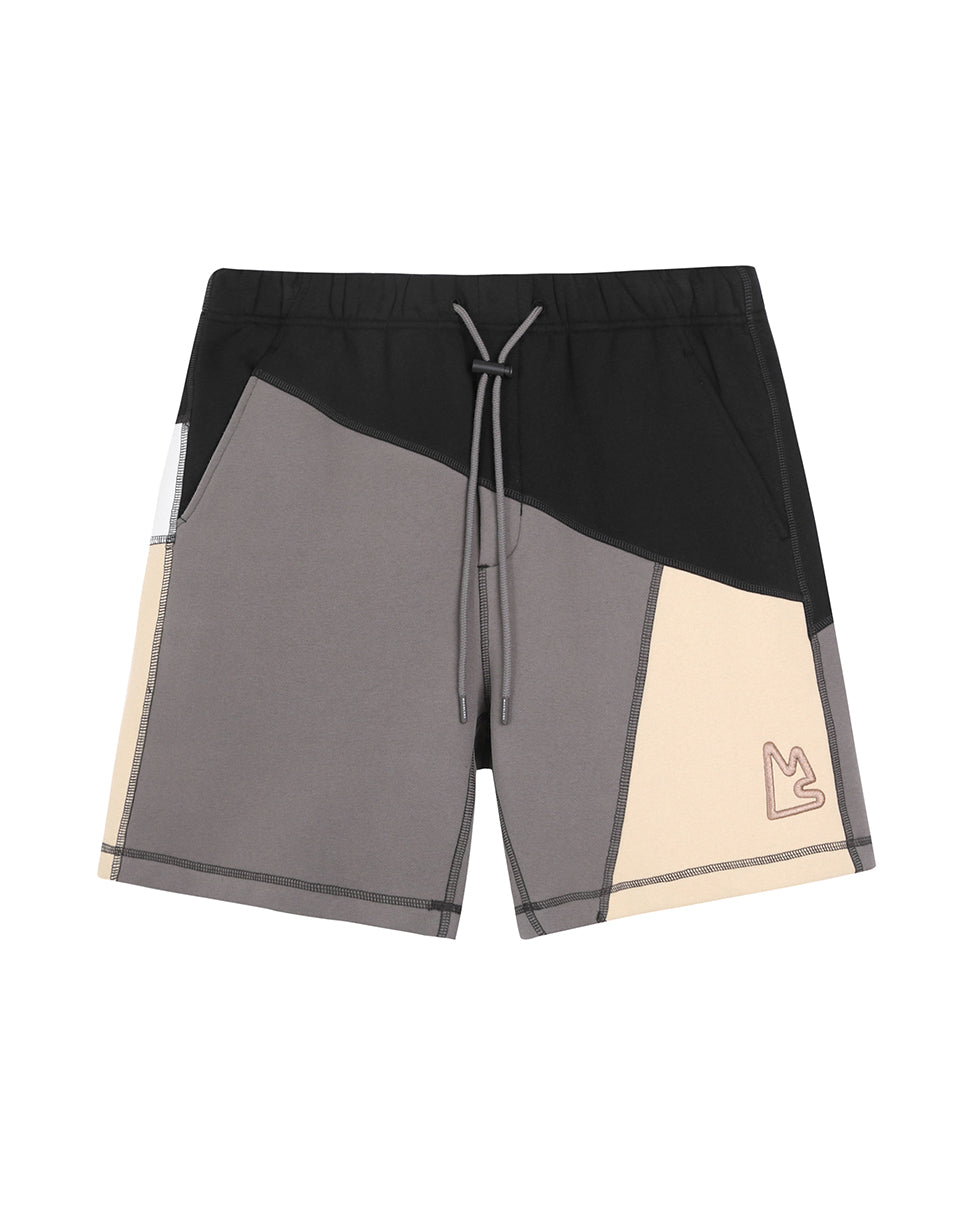 Patchwork Watts 7" Sweat Shorts