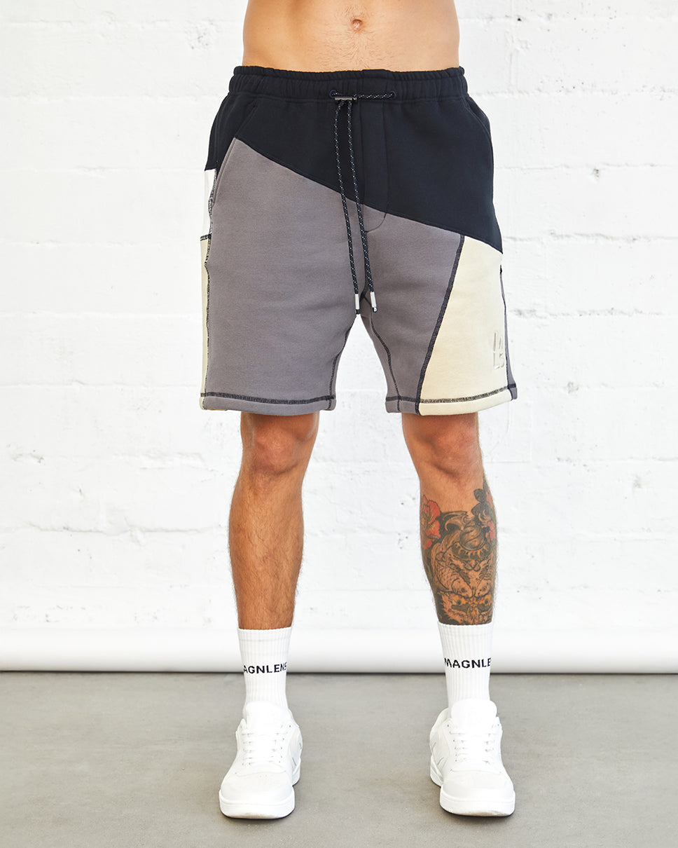 Patchwork Watts 7" Sweat Shorts