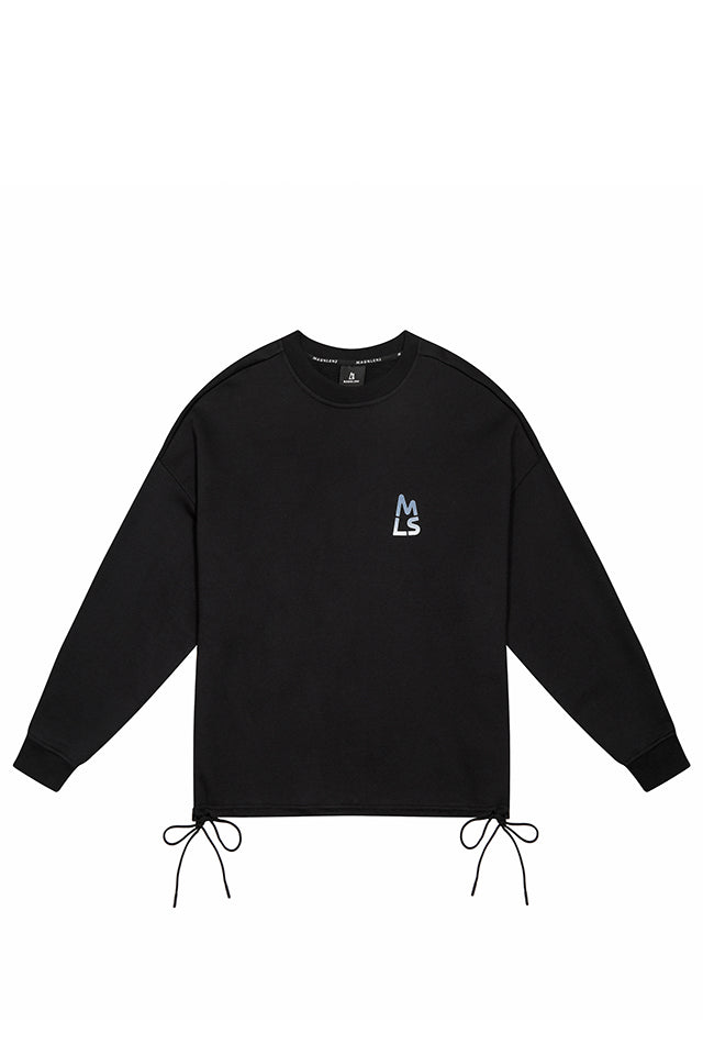 Afra Oversized Crewneck With Drawcord Hem