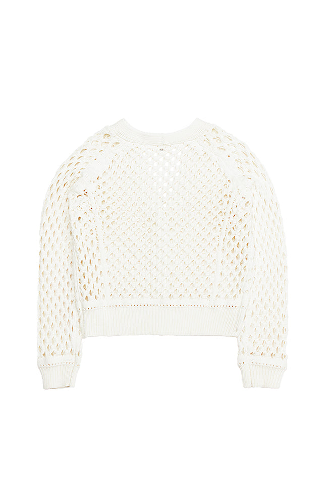 lumignon Classic summer knit sleeve ホワイト タグ付き Lumignon classic summer knit sleeve