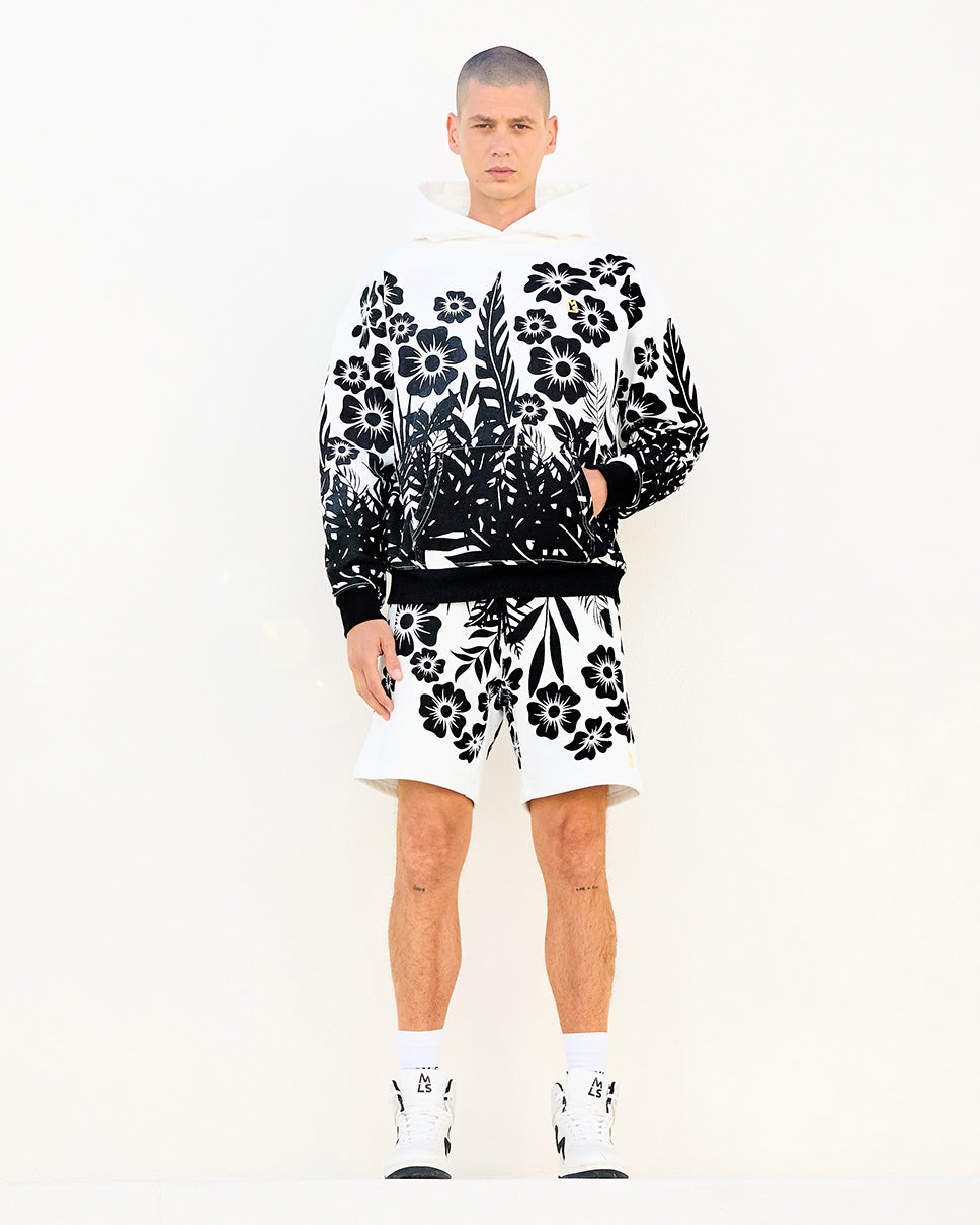 Floral Palm Ross 8" Shorts