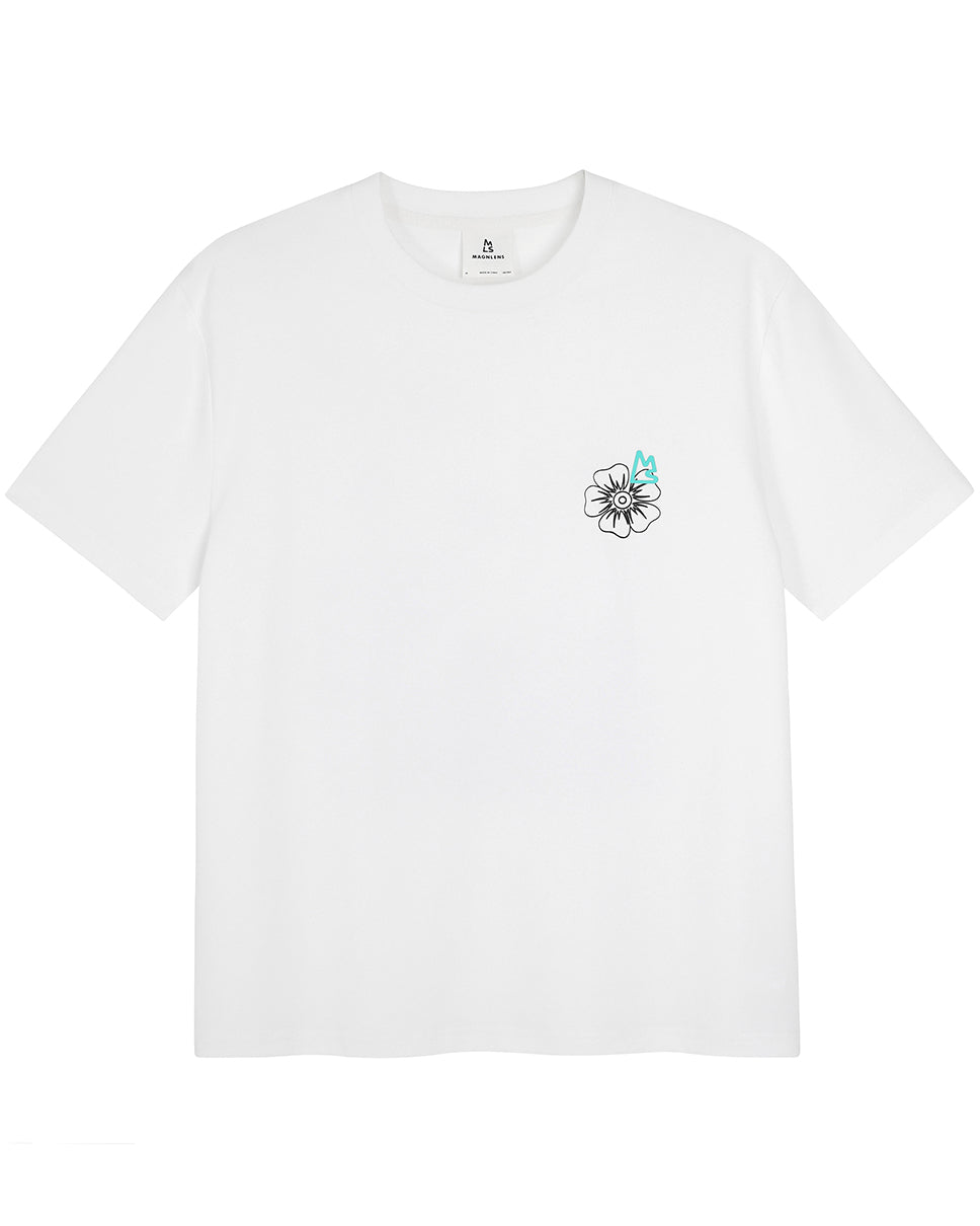 Floral Outline Regular Fit Tee