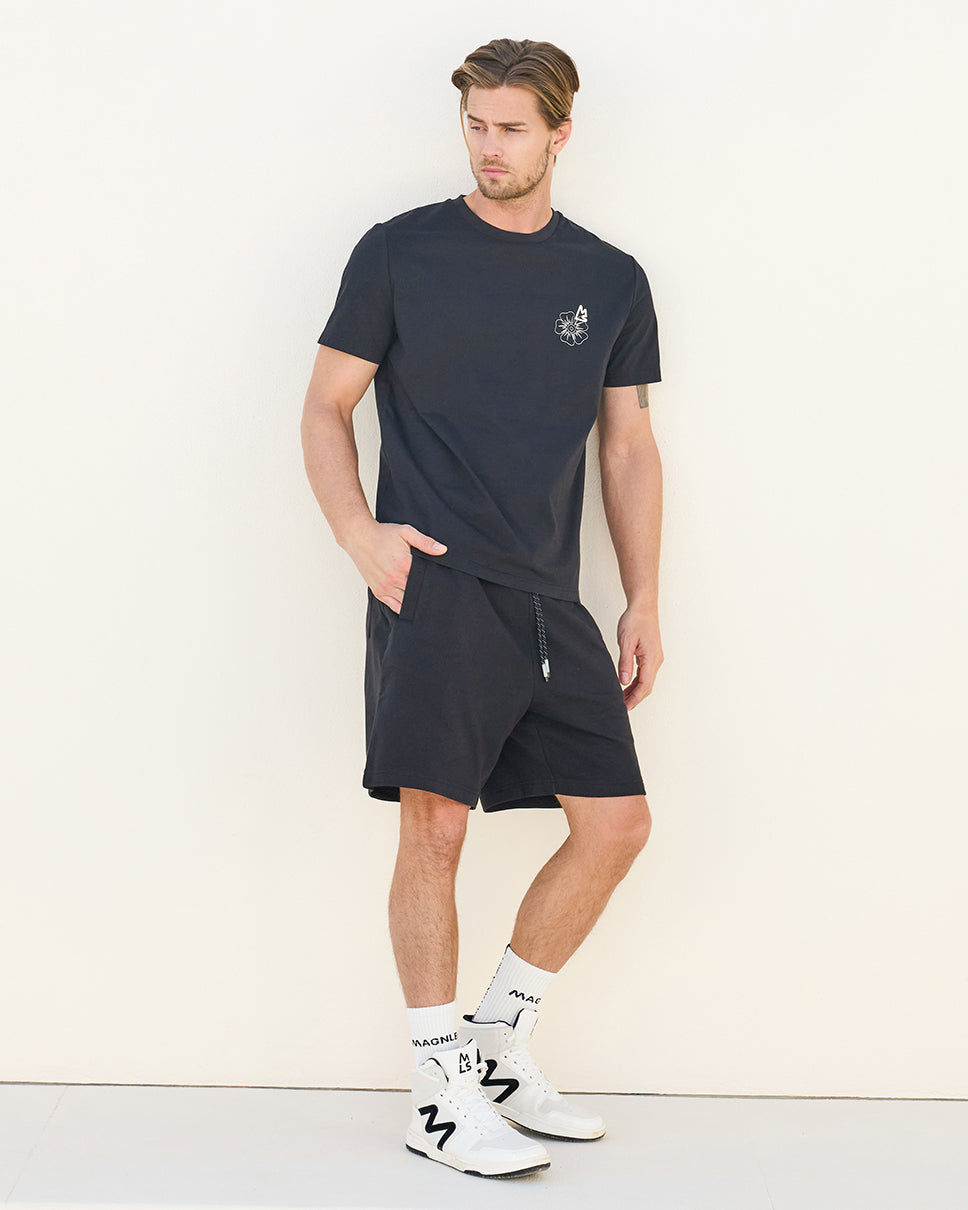 Floral Outline Regular Fit Tee