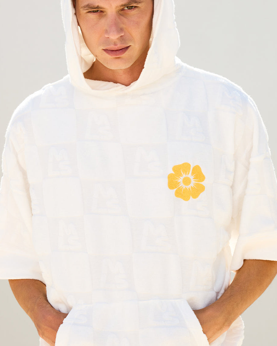 Bloom Toweling Short Sleeve Hoodie