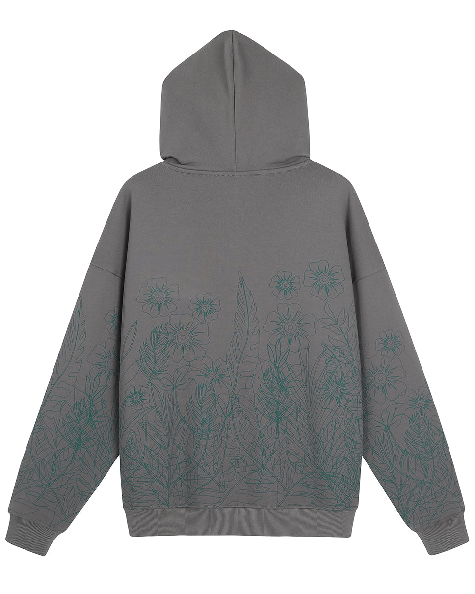 Floral Outline Ross Hoodie