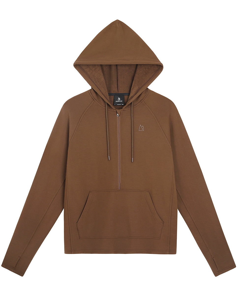 Linford Modal Zip Pullover Hoodie
