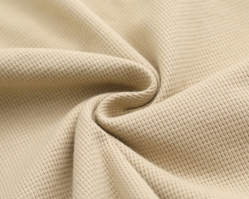 Waffle Knit Boxy Polo