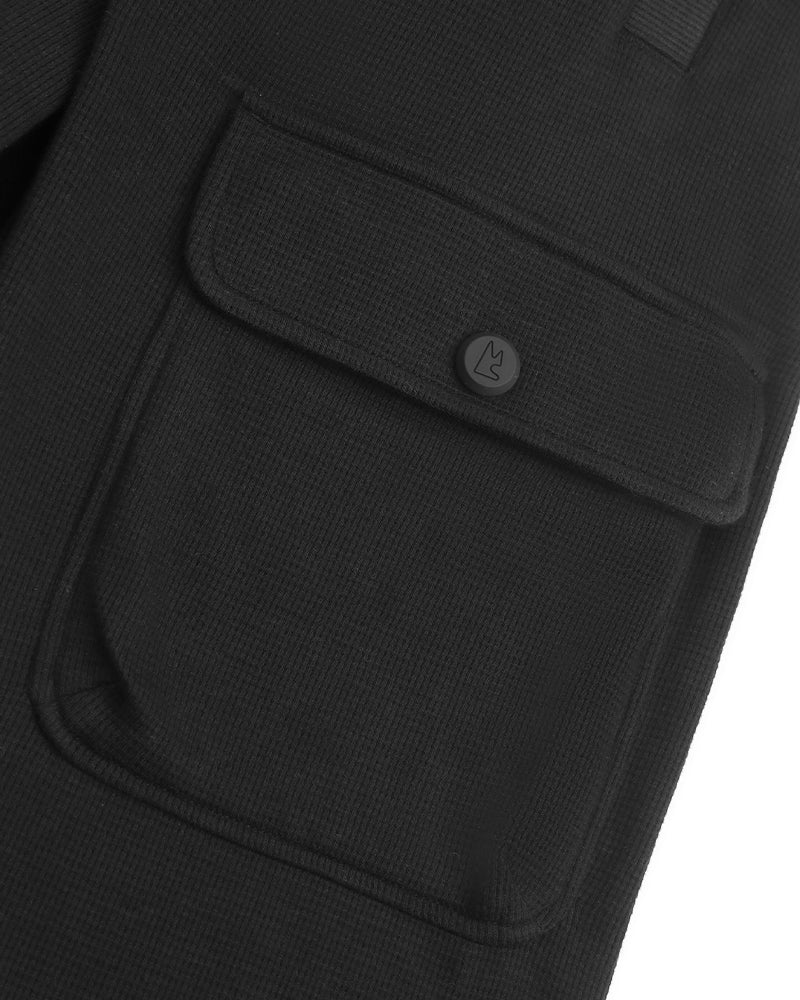 Waffle Knit Relaxed Pants