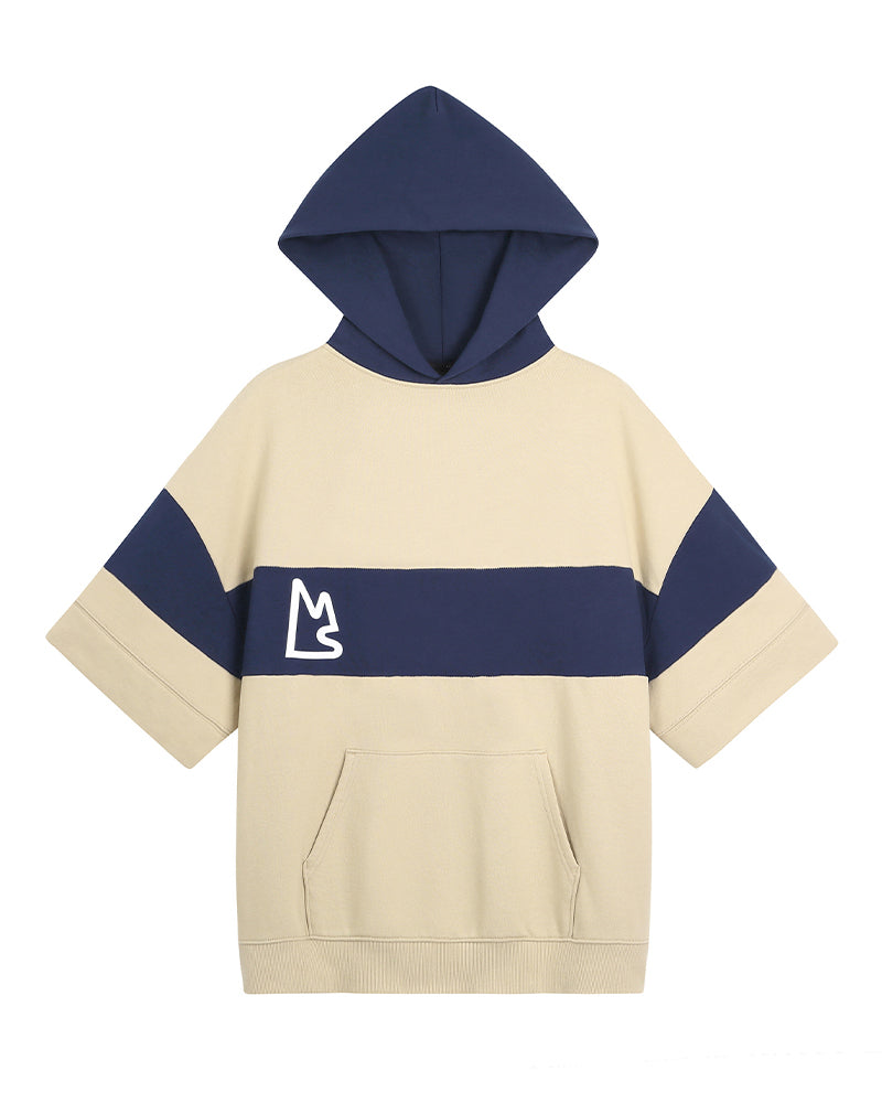 Ross Stripe Short Sleeve Hoodie