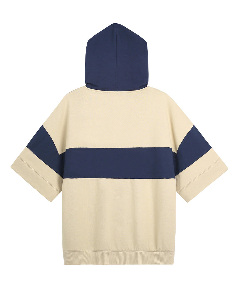 Ross Stripe Short Sleeve Hoodie