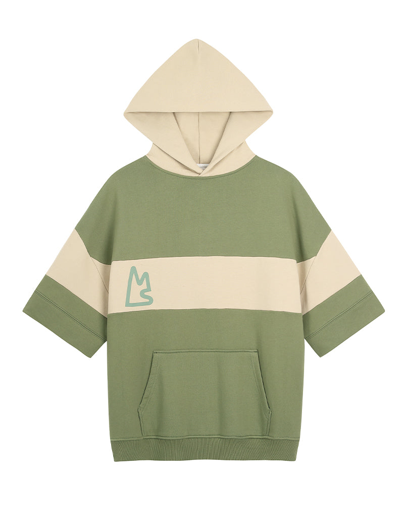 Ross Stripe Short Sleeve Hoodie