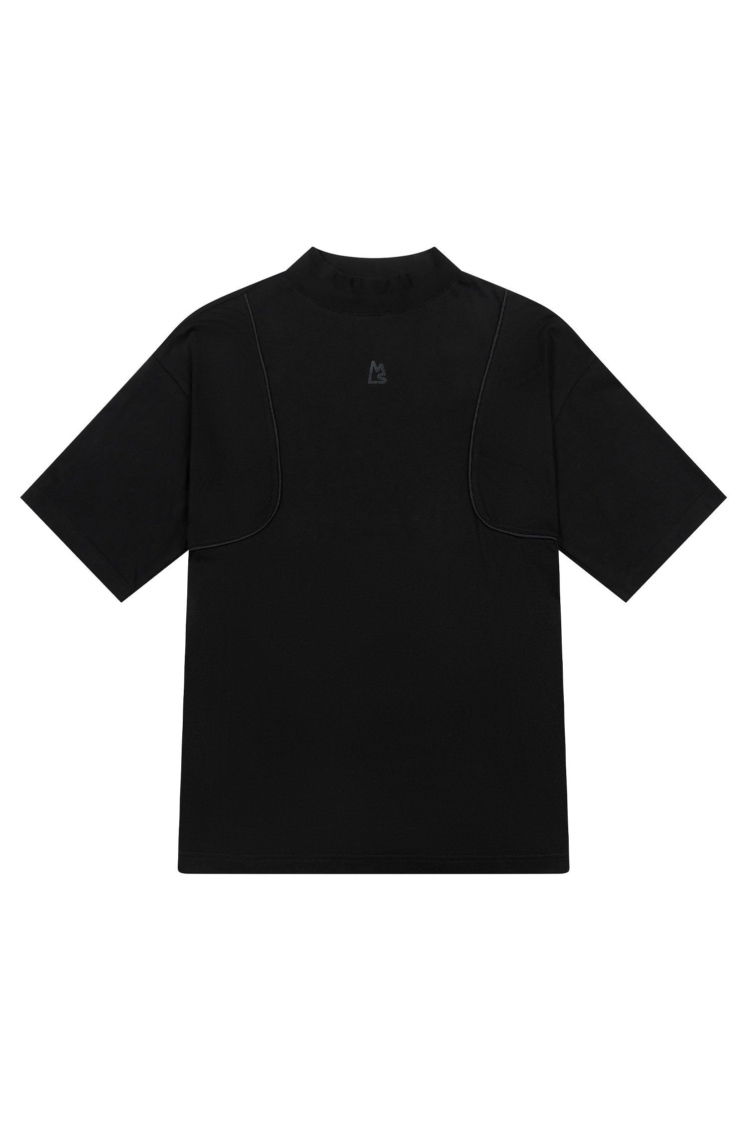 Ridge Mock Neck Boxy Tee