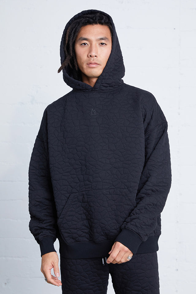 Rock Quilted Hoodie