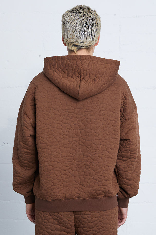 Rock Quilted Hoodie