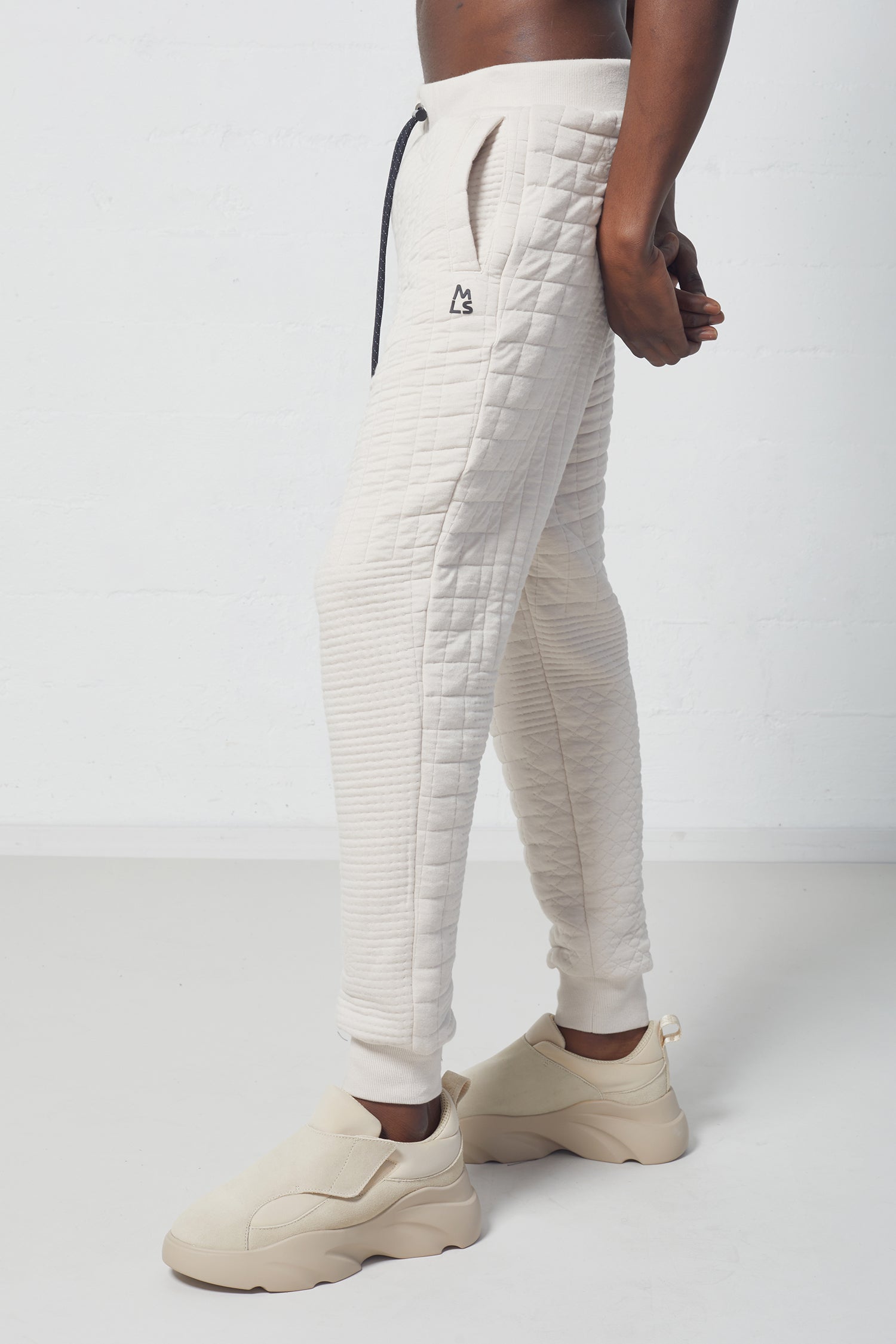 Lovette Quilted Jacquard Sweatpants