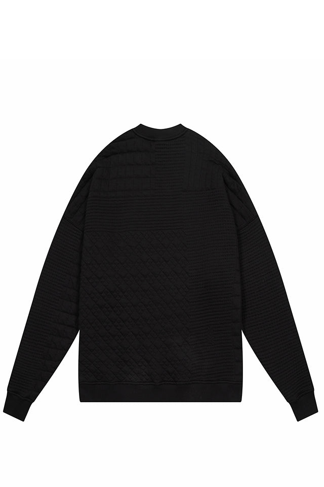 Farrow Quilted Jacquard Oversized Pullover