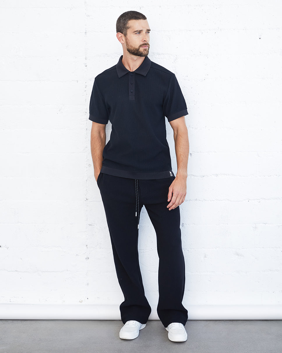 Kepler Ribbed Fitted Pants