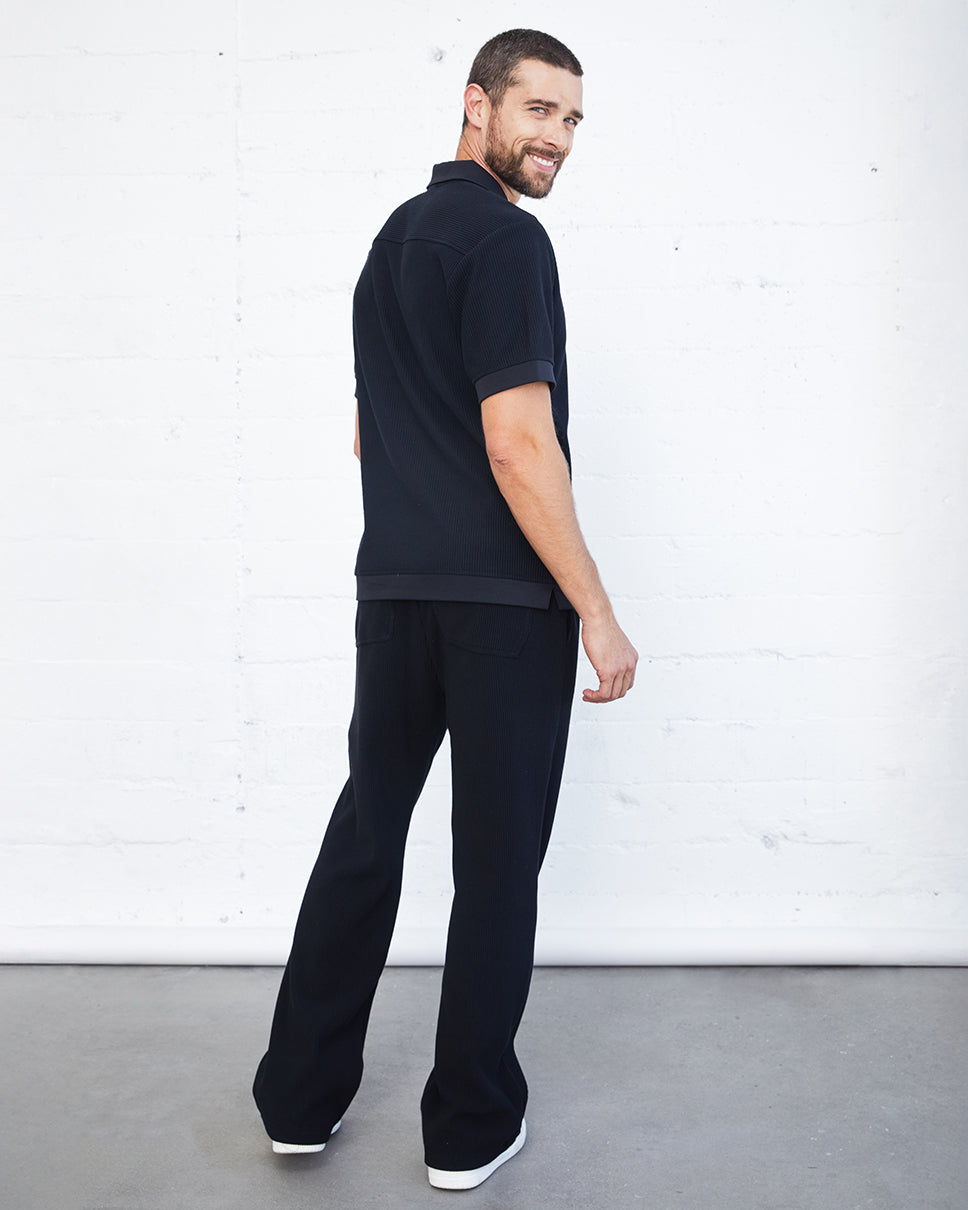 Kepler Ribbed Fitted Pants