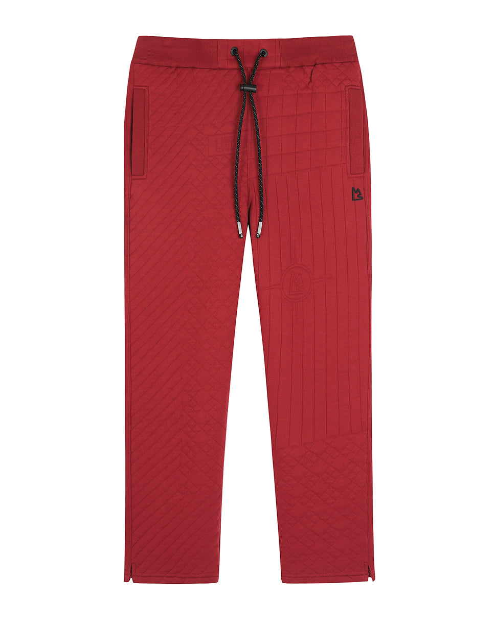 Zeno Quilted Jacquard Sweatpants