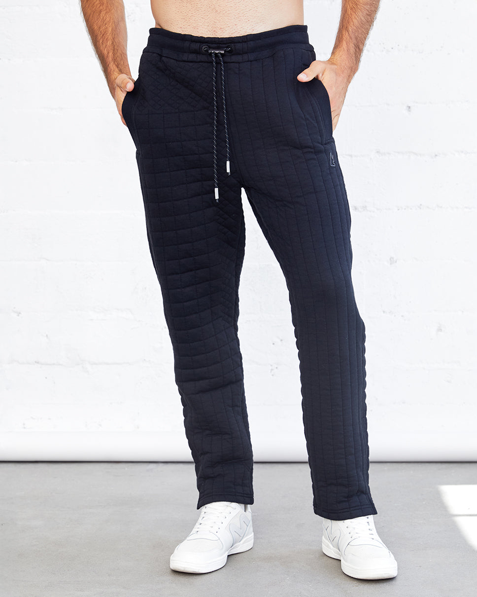 Zeno Quilted Jacquard Sweatpants