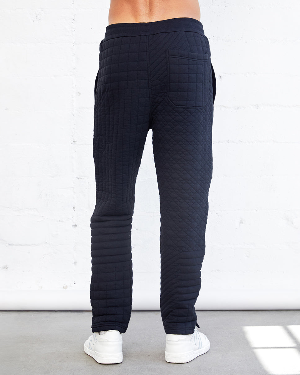 Zeno Quilted Jacquard Sweatpants