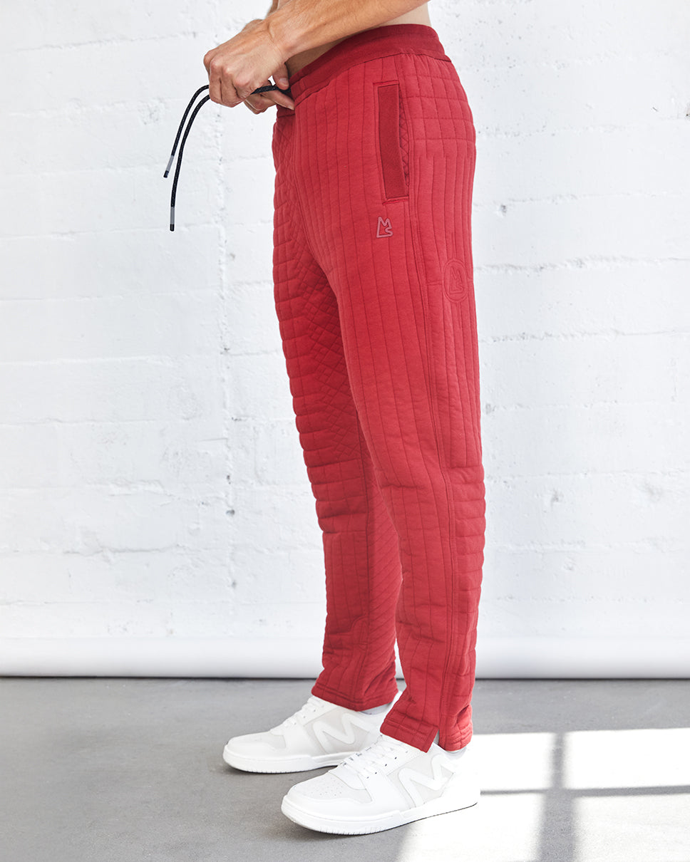 Zeno Quilted Jacquard Sweatpants