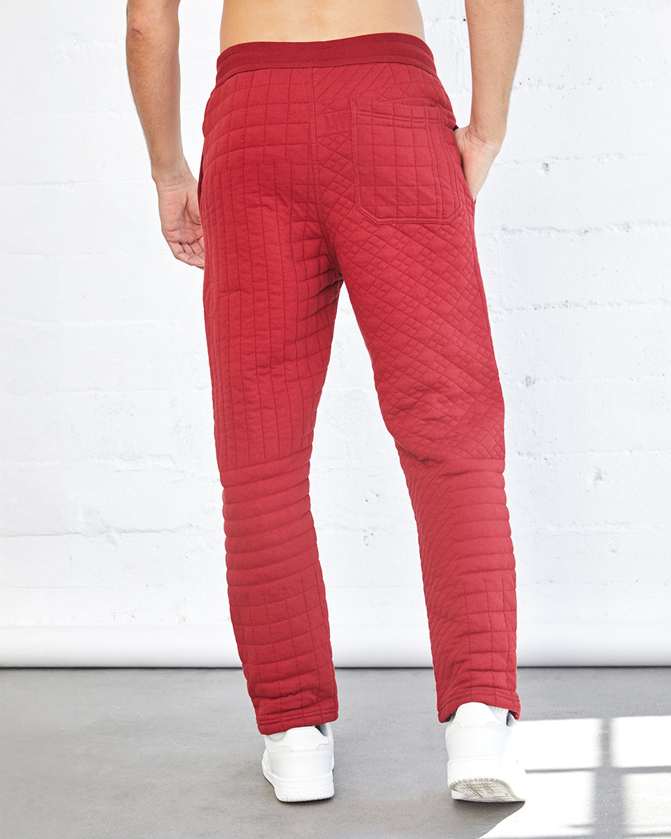 Zeno Quilted Jacquard Sweatpants