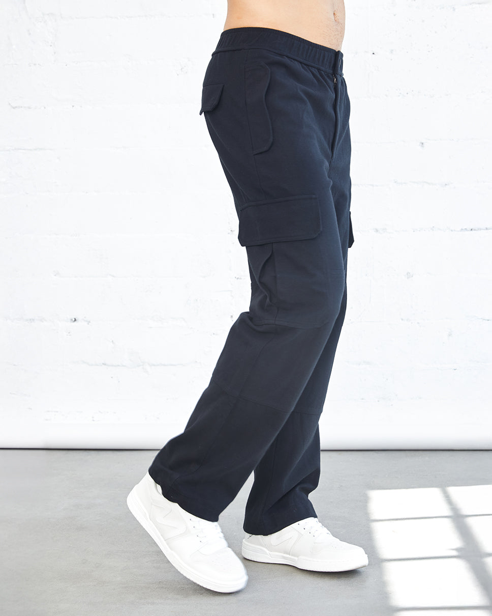 Ottoman Knit Cargo Pants