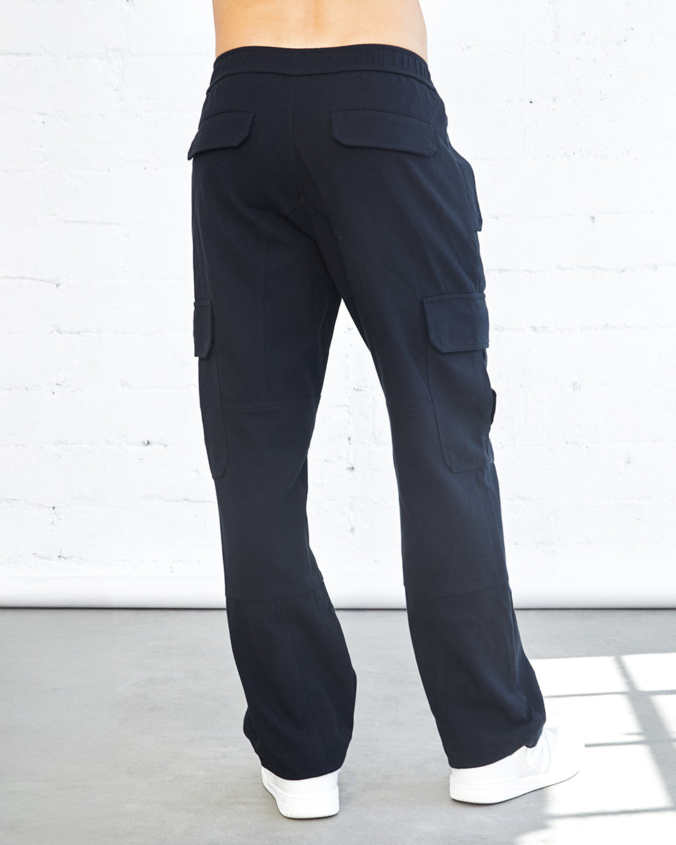 Ottoman Knit Cargo Pants