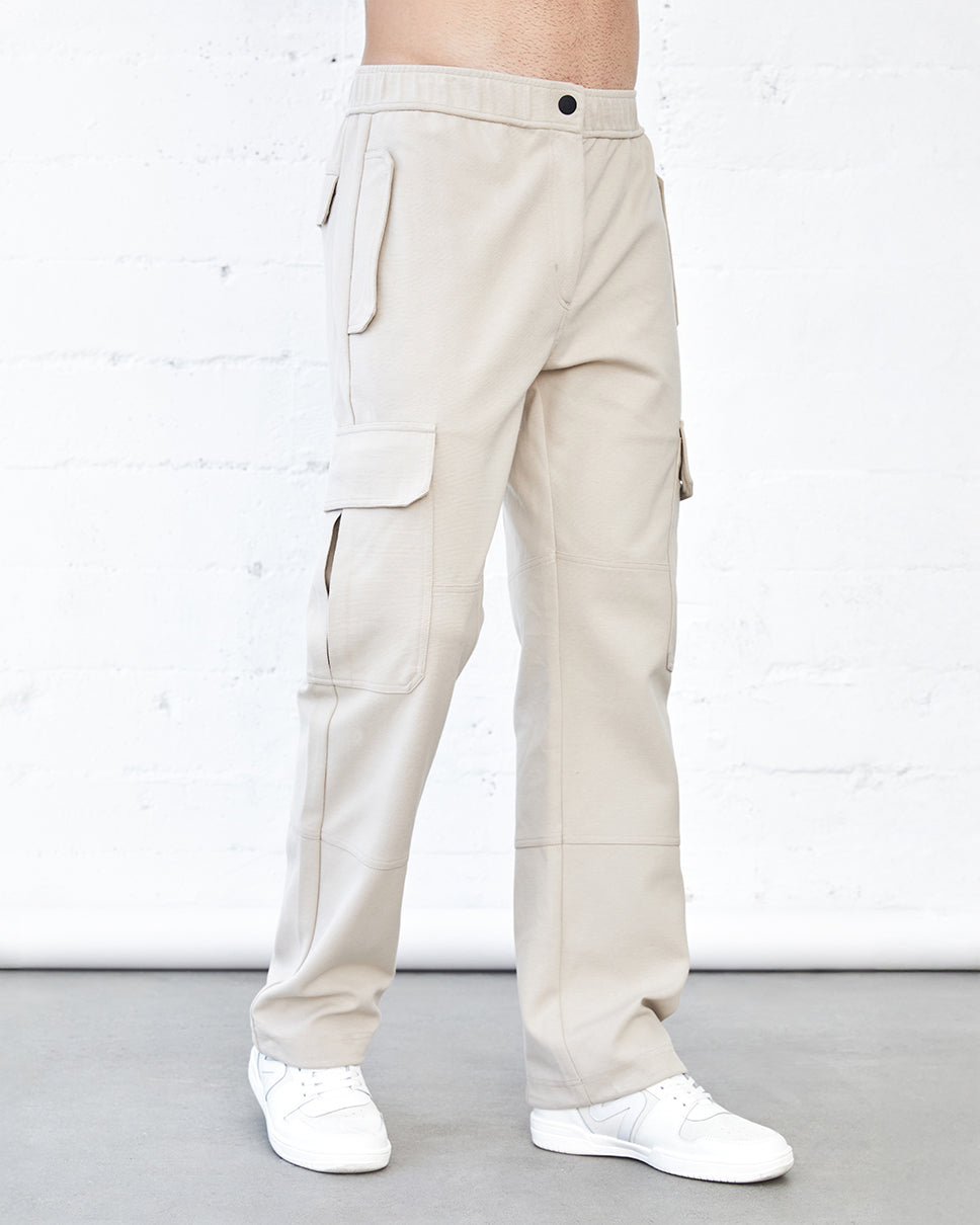 Ottoman Knit Cargo Pants