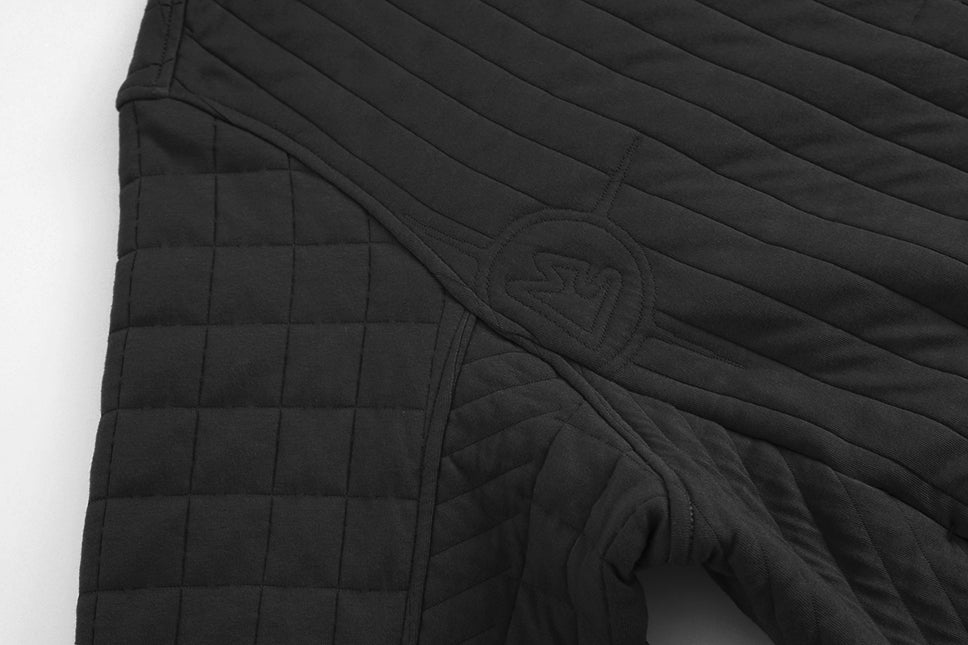 Zeno Quilted Jacquard Zip-Up Hoodie