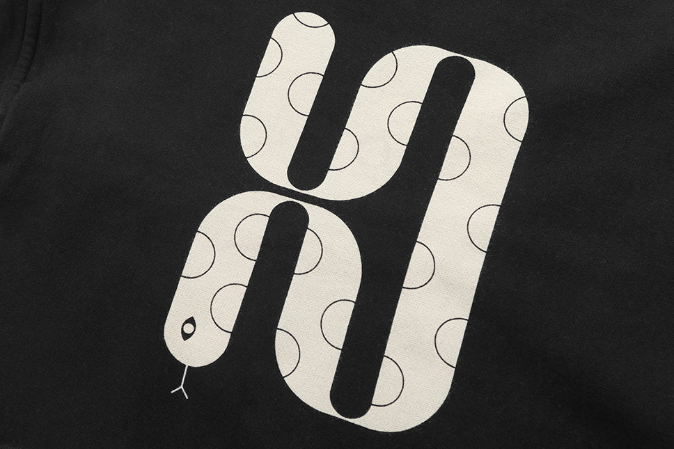 Snake Zip-Up Hoodie