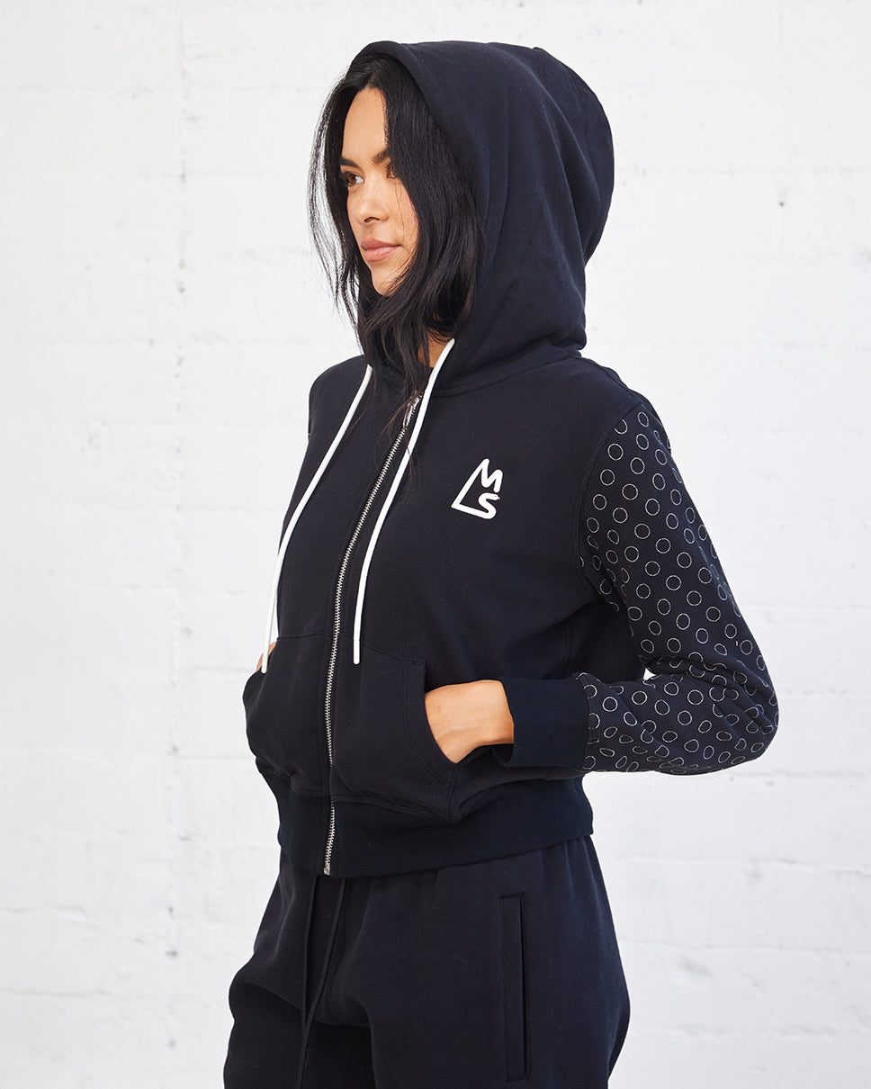 Snake Zip-Up Hoodie