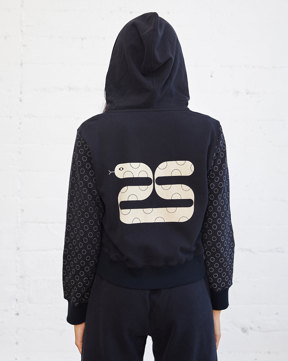 Snake Zip-Up Hoodie