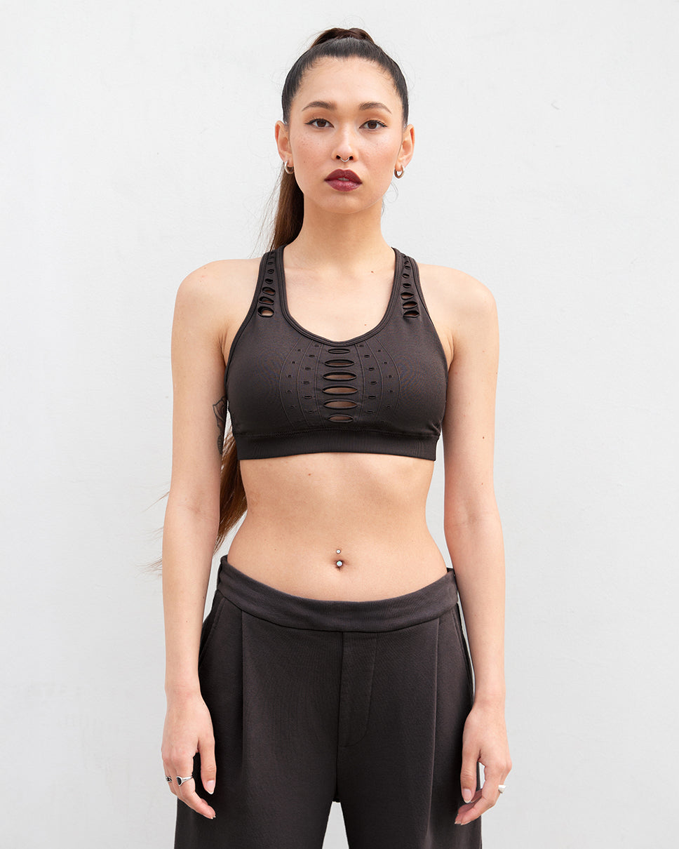 Aurora Open Stitch Sports Bra