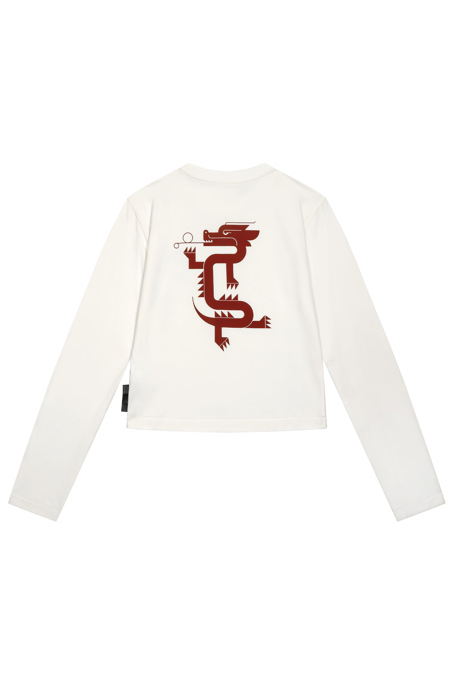 Year Of The Dragon Cropped Long Sleeve Tee