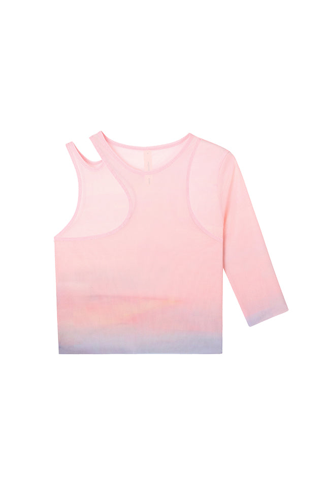 Ryan Sunset Mesh Top