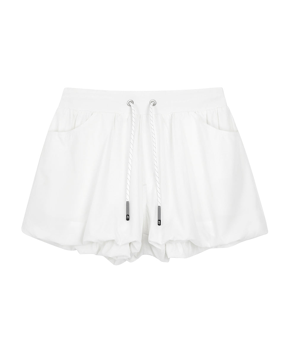 Women's White Bubble Skort